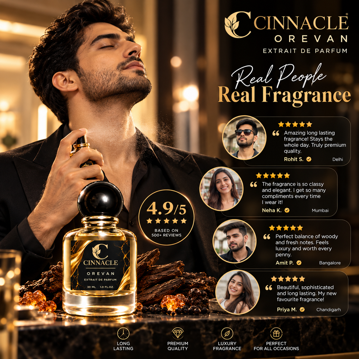 CINNACLE OREVAN — Extrait de Parfum Unisex | 30 ML