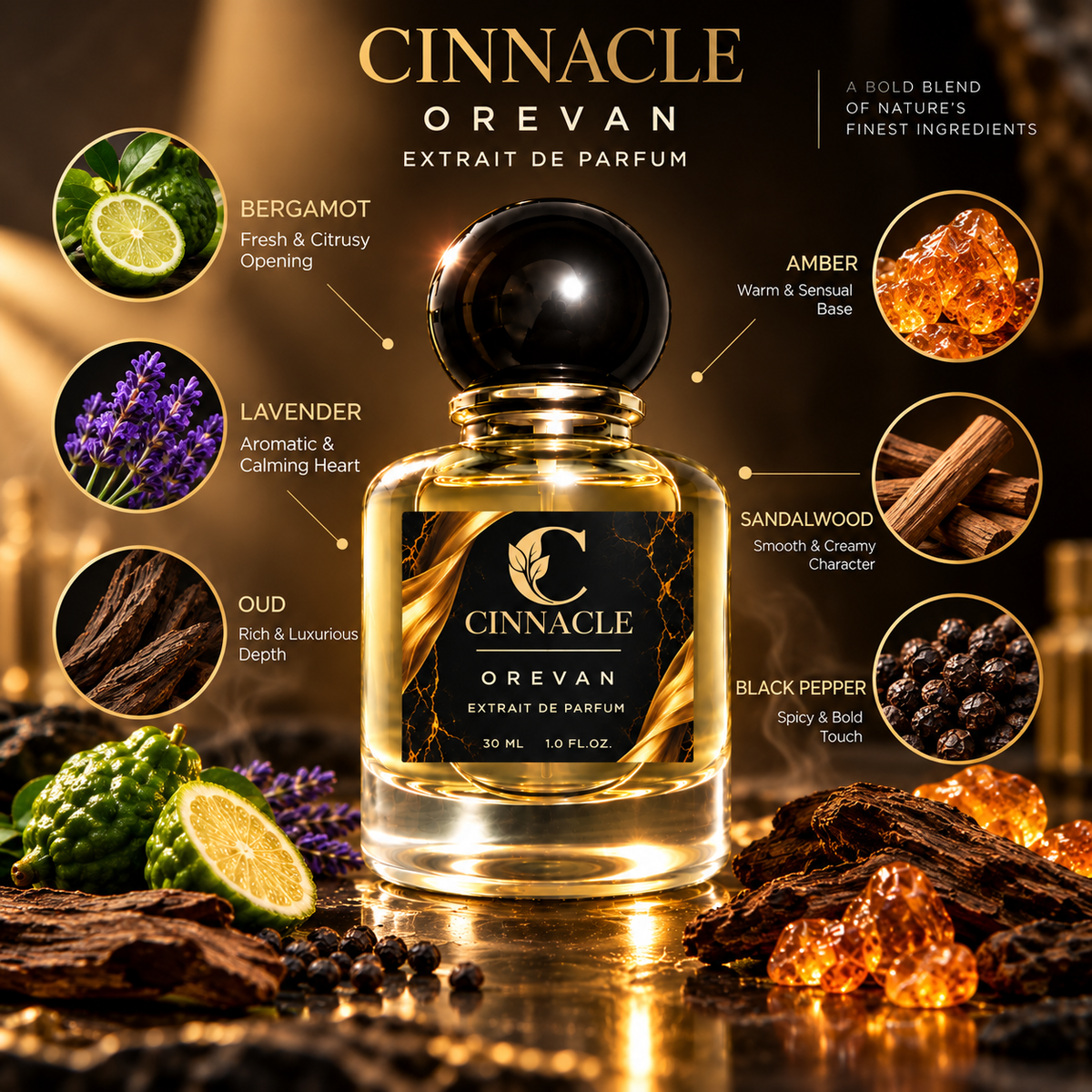 CINNACLE OREVAN — Extrait de Parfum Unisex | 30 ML